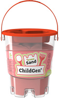 ChildGen, Kinetický písek, 100% přírodní, 500 g, barva ČERVENÁ – limitovaná edice