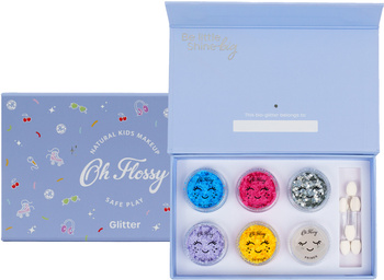 Oh Flossy, Třpytivá sada na malování obličeje UNDER THE SEA, bio třpytky, rostlinné složení