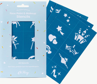 Oh Flossy, Kreativní šablony pro make-up a malování na obličej, opakovaně použitelné