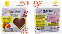 ChildGen Natural Playdough - Eco Refill Pack, BROWN