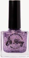 Oh Flossy Purple Glitter Nail Polish Set