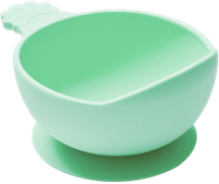 Nana's Manners GREEN Suction Bowl for Weaning Babies & Toddlers