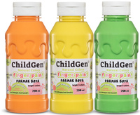 ChildGen Washable Finger Paint 3x 350ml- PASTEL