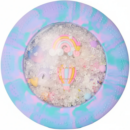 Jellystone, Sensory Disk with Figurines A-Ku-Ku! Peekaboo, Unicorn Theme