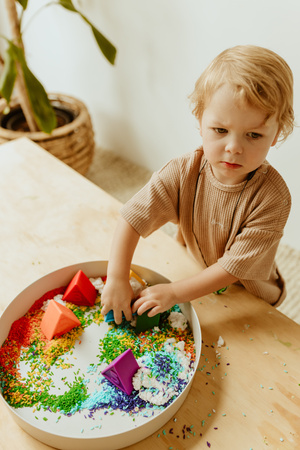 Jellystone, Tray Play 2 in 1 Sensory Tray Sage
