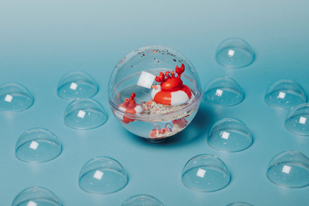 Petit Boum Happy Bubbles – kula sensoryczna Krab