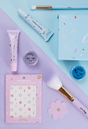 Oh Flossy, Naturalny zestaw do malowania twarzy z akcesoriami, bez konserwantów