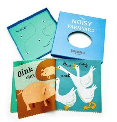 Měkká knížka - THE NOISY FARMYARD, ThreadBear Design