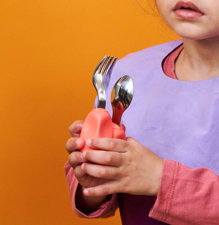 Nana's Manners ETAPA 2 Vidlička a lžíce PINK