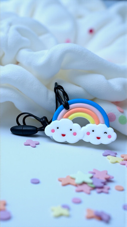 Jellystone, Sensory Chew Necklace – Cloud