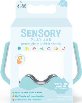 Glo Pals, Sensory Play Jar- Frosty Fun