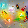 Glo Pals, Light-Up Sensory Cubes – Cars Edition – Bath Toy