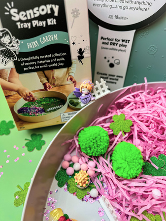 Jellystone, Zestaw sensoryczny Zaczarowany Ogród, wkład do tacki sensorycznej Play Tray