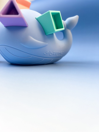 Jellystone, Narwhal Shape Sorter, PASTEL