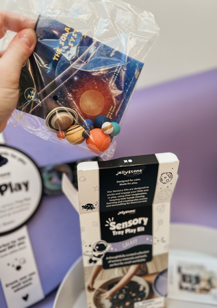 Jellystone, Zestaw sensoryczny Galaktyka, wkład do tacki sensorycznej Play Tray