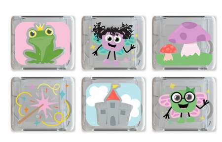 Glo Pals, Svítící senzorické kostky – Auta – hračka do koupele