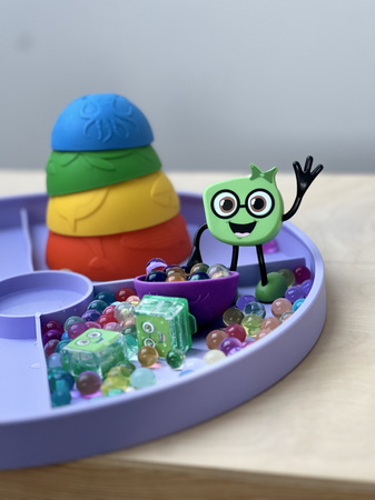 Jellystone, Tray Play 2 v 1 Senzorický podnos, Lilac, fialová barva