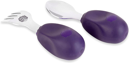Nanas Manners 2 widelec i łyżka PURPLE 1-3 lat