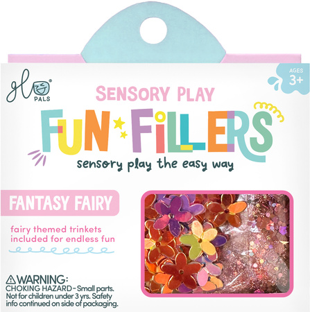 Glo Pals - CASE: FAIRY Fun Fillers Wkład, figurki, brokaty do słoików, zabaw sensorycznych