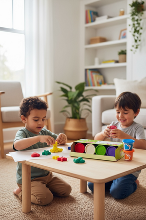 ChildGen, 100% přírodní modelína, sada eco kelímků (8 ks), veganská, z jedlých ingrediencí