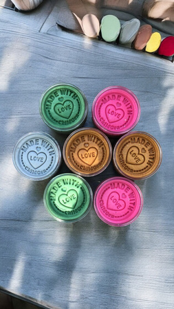 ChildGen, Naturalna ciastolina w słoiczkach - zestaw 6 kolorów