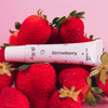 Oh Flossy, Naturalna pomadka nawilżająca - STRAWBERRY - błyszczyk