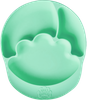 Nana's Manners GREEN Talerz silikonowy z przyssawką