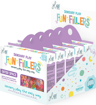 Glo Pals, CASE Magical Sensory Jar Add-Ins, SPACE