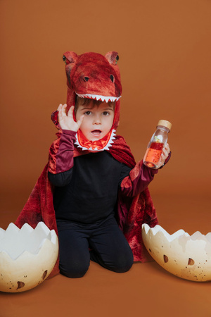 Petit Boum, Butelka sensoryczna, dwufazowa MOVE T-Rex