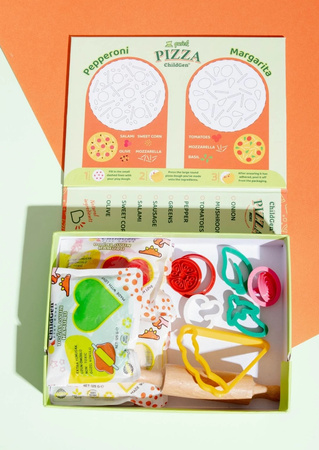 ChildGen, Kreativní sada PIZZA, 100% přírodní modelína a doplňky