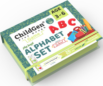 ChildGen Natural Playdough -  ALPHABET