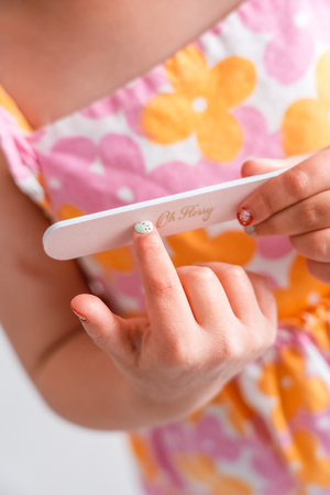 Pilnik do paznokci dla dzieci Oh Flossy – zestaw 2 sztuk, delikatny