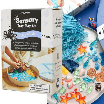 Jellystone, Zestaw sensoryczny Podwodny Świat, wkład do tacki sensorycznej Play Tray