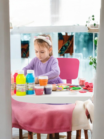 ChildGen, Naturalna ciastolina w słoiczkach - zestaw 6 kolorów