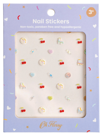 Oh Flossy Nail Stickers DISCO FEVER