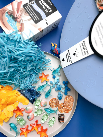 Jellystone, Zestaw sensoryczny Podwodny Świat, wkład do tacki sensorycznej Play Tray