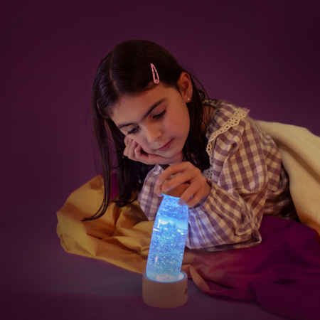 Petit Boum, Lampka sensoryczna LED Magic Light Base – podświetlenie do butelek sensorycznych, baza świetlna