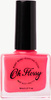 Oh Flossy, Lakier do paznokci Soczysty Róż, 12 ml, bio brokat, roślinna formuła HOT PINK