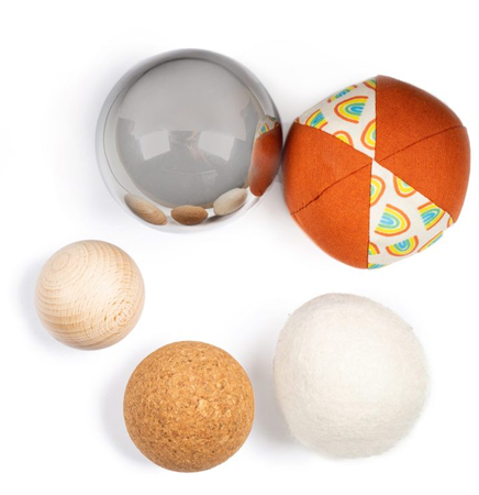 Petit Boum, Set of 5 Sensory Balls