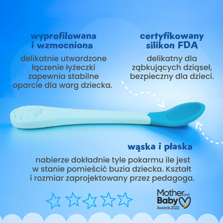 Nana's Manners ETAP 1 Zestaw 3 łyżeczek, kolor