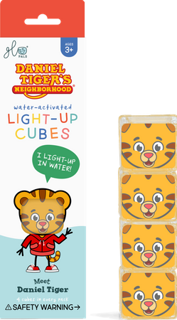 Glo Pals, CASE Daniel Tiger Light-Up Cubes