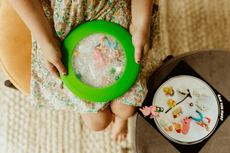 Jellystone, Sensoryczny dysk z figurkami A-Ku-Ku! Peekaboo, motyw Farma