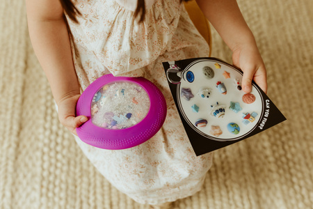 Jellystone, Peekaboo Sensory Bag GALAXY