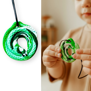 Jellystone, Therapeutic Chew Necklace, Anti-Stress – Forest Snake
