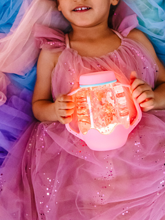 Glo Pals, CASE Sensory Play Jar- Bubblegum