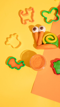 ChildGen, Zestaw 8 foremek do modelowania ciastoliny, foremki