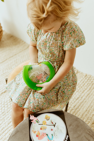 Jellystone, Sensoryczny dysk z figurkami A-Ku-Ku! Peekaboo, motyw Farma