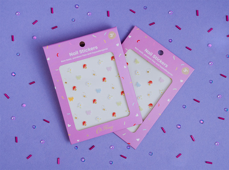 Oh Flossy, Naklejki na paznokcie dla dzieci, MAGIC GARDEN, hipoalergiczne