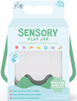 Glo Pals, Sensory Play Jar- Lucky Charm