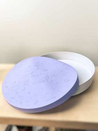 Jellystone, Tacka sensoryczna Play Tray 2w1Lilac, kolor fioletowy